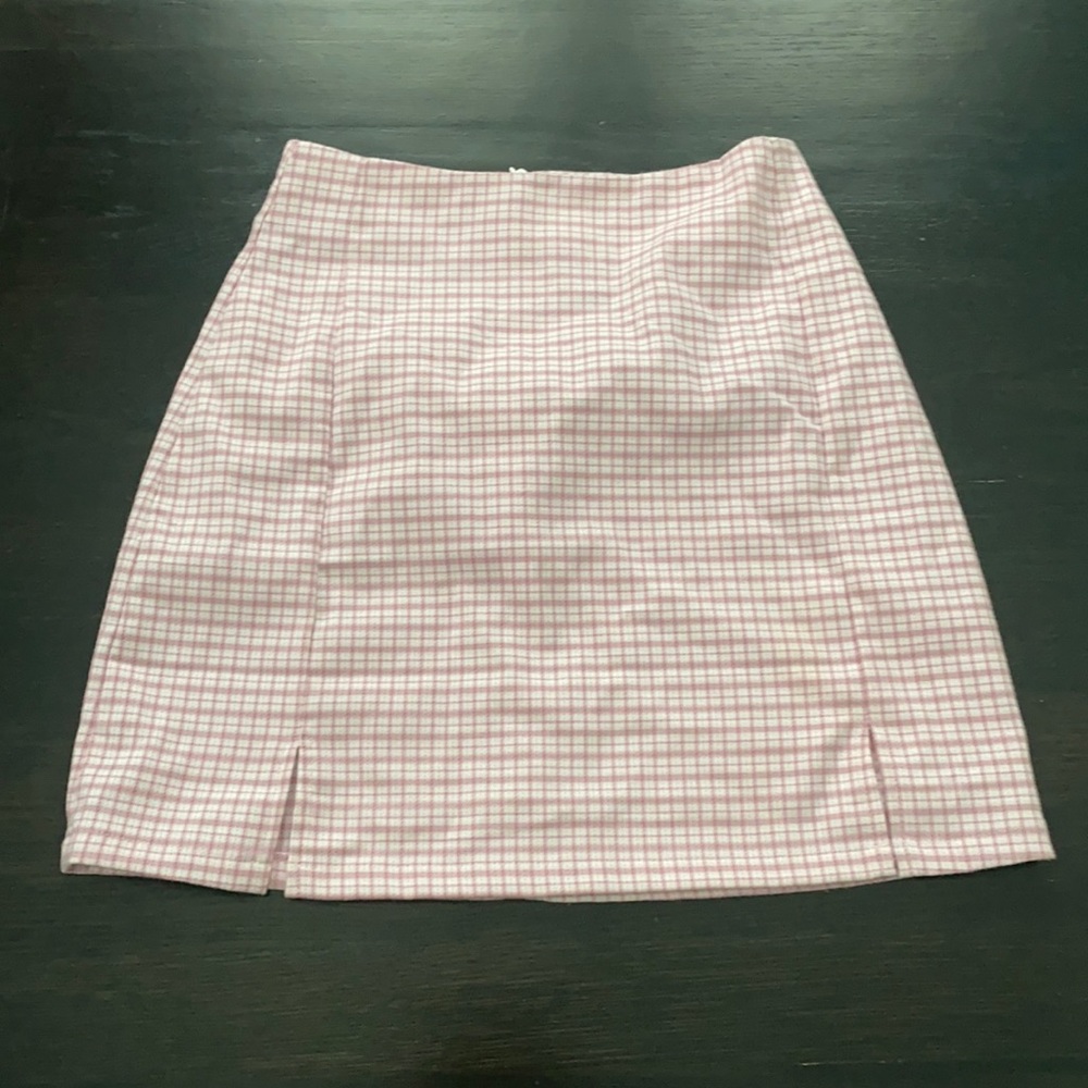 Brandy plaid skirt